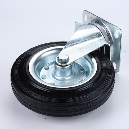 6-inch/8-inch outdoor sanitation with brake universal wheels, movable wheels, galvanized bracket, garbage bin casters