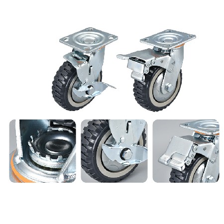 Heavy duty beacon wheels, multi specification directional fixed universal handcart, flatbed cart wholesale, industrial beacon wheels