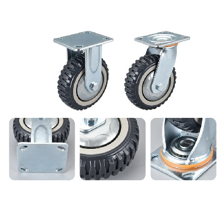 Heavy duty beacon wheels, multi specification directional fixed universal handcart, flatbed cart wholesale, industrial beacon wheels