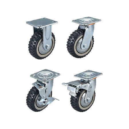 Heavy duty beacon wheels, multi specification directional fixed universal handcart, flatbed cart wholesale, industrial beacon wheels