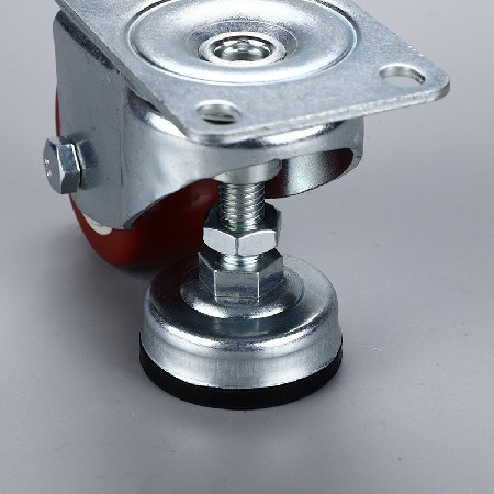 Activity side brake horizontal adjustment wheel wholesale with foot cup universal wheel support frame load horizontal adjustment wheel
